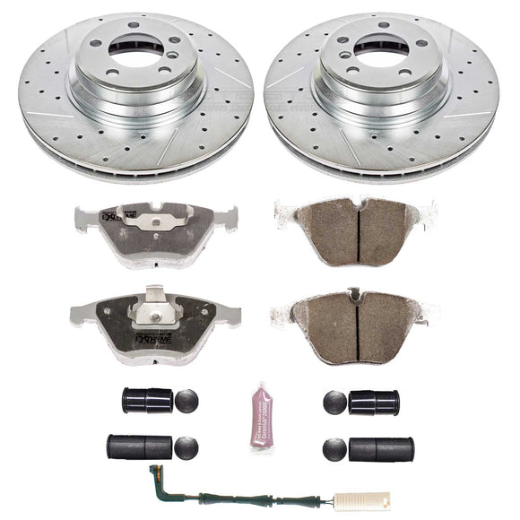 PowerStop Z26 Street Performance Ceramic Brake Pad and Drilled & Slotted Rotor K