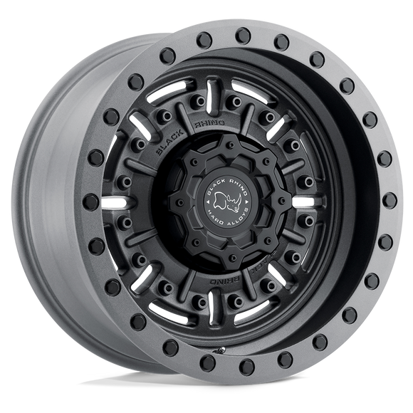 20x9.5 Black Rhino Abrams Textured Matte Gunmetal 6x139.7 ET2.00 Wheel
