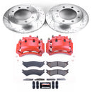 PowerStop Z23 Daily Driver Carbon-Fiber Ceramic Pads Drilled & Slotted Rotor & C