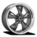 18x8 American Racing Torq Thrust M Anthracite Wheel 5x114.3 18-8 5-114.3