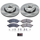 PowerStop OE Stock Replacement Low-Dust Ceramic Brake Pad and Rotor Kit