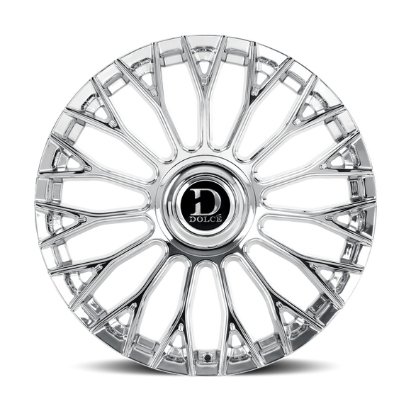 22x10.5 Dolce ROMA Chrome Wheel 5x112 ET25 CB73.1