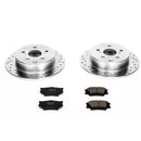 PowerStop Z23 Daily Driver Carbon-Fiber Ceramic Brake Pad and Drilled & Slotted
