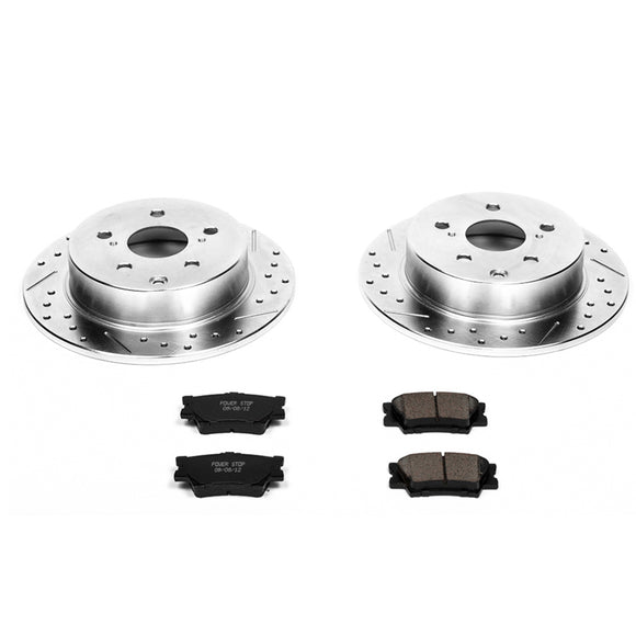 PowerStop Z23 Daily Driver Carbon-Fiber Ceramic Brake Pad and Drilled & Slotted