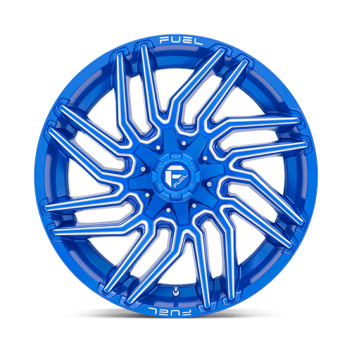 22x10 Fuel Off-Road D774 Typhoon Anodized Blue Milled 8x180 ET-18 CB124.2 Wheel