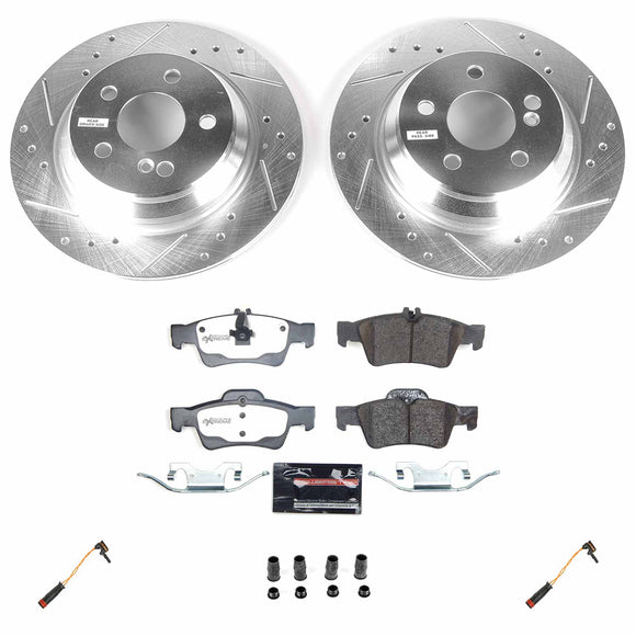 Z26 Street Performance Ceramic Brake Pad and Drilled & Slotted Rotor Kit