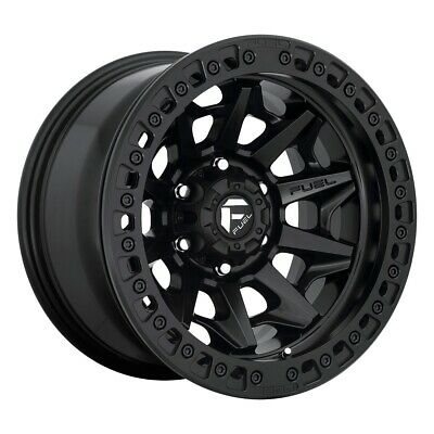 17x9 Fuel Off-Road D114 Covert Beadlock Matte Black 5x127 ET-38 CB71.5 Wheel Rim