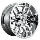 20x10 Fuel Off-Road D631 Sledge Chrome Plated 8x170 ET-18 CB125.1 Wheel Rim