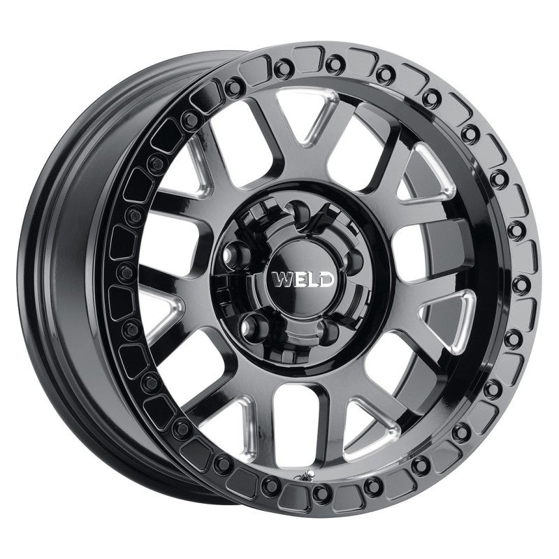 17x9 WELD Off-Road Cinch Beadlock Black 6x135 6x139.7 6x5.5 ET-12 Wheel