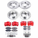 PowerStop Z23 Daily Driver Carbon-Fiber Ceramic Pads Drilled & Slotted Rotor & C