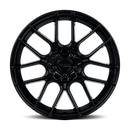 Katana KR04 Glossy Black 5x100/114.3 ET40 CB73.1 Wheel Rim