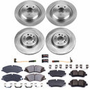 PowerStop OE Stock Replacement Low-Dust Ceramic Brake Pad and Rotor Kit
