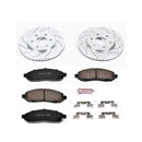 PowerStop Z23 Daily Driver Carbon-Fiber Ceramic Brake Pad and Drilled & Slotted