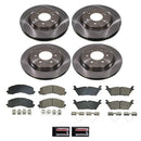 PowerStop OE Stock Replacement Low-Dust Ceramic Brake Pad and Rotor Kit