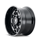 24x14 American Truxx Blade Black/Milled 8x180 ET-76 wheel/rim