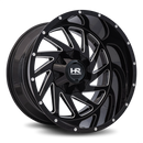 20x12 Hardrock Crusher Gloss Black Milled 6x135/139.7 ET-44 wheel/rim