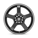 17x7 Motegi MR116 Black Wheel/Rim 5x108 5-108 5x4.25 17-7 ET40