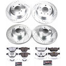 PowerStop Z26 Street Performance Ceramic Brake Pad and Drilled & Slotted Rotor K