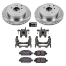 PowerStop OE Stock Replacement Low-Dust Ceramic Brake Pad, Rotor and Caliper Kit