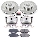 PowerStop OE Stock Replacement Low-Dust Ceramic Brake Pad, Rotor and Caliper Kit