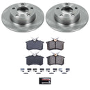 PowerStop OE Stock Replacement Low-Dust Ceramic Brake Pad and Rotor Kit