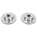 PowerStop Evolution Drilled And Slotted Rotors Pair Rear For BMW X5