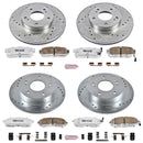 PowerStop Z26 Street Performance Ceramic Brake Pad and Drilled & Slotted Rotor K