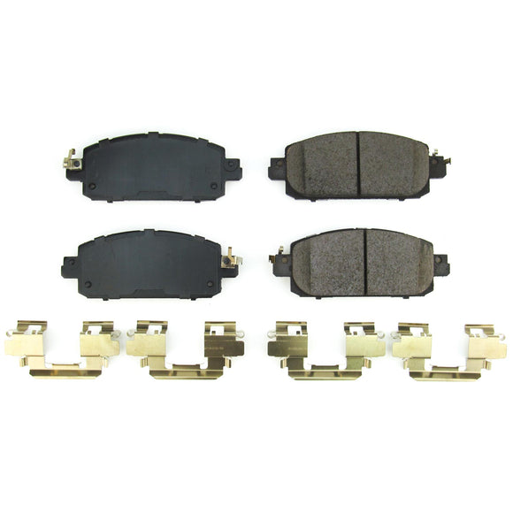 PowerStop Z17 Evolution Ceramic Brake Pads With Hardware
