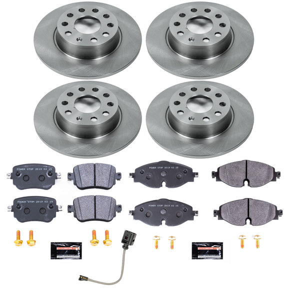 PowerStop Track Day Spec High-Performance Brake Pad and Rotor Kit