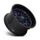 20x9 Fuel Off-Road D645 Stroke Gloss Black Blue Tinted Clear 6x120 ET20 Wheel
