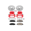 PowerStop Z23 Daily Driver Carbon-Fiber Ceramic Pads Drilled & Slotted Rotor & C