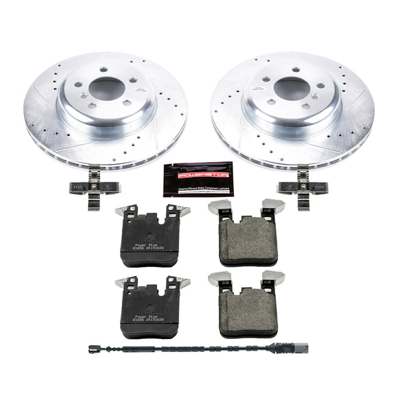 PowerStop Z23 Daily Driver Carbon-Fiber Ceramic Brake Pad and Drilled & Slotted