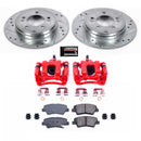 PowerStop Z23 Daily Driver Carbon-Fiber Ceramic Pads Drilled & Slotted Rotor & C
