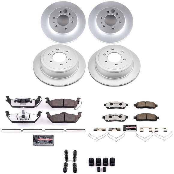 Z36 Truck & Tow Premium Carbon-Fiber Ceramic Brake Pad and Fully Coated Rotor Ki