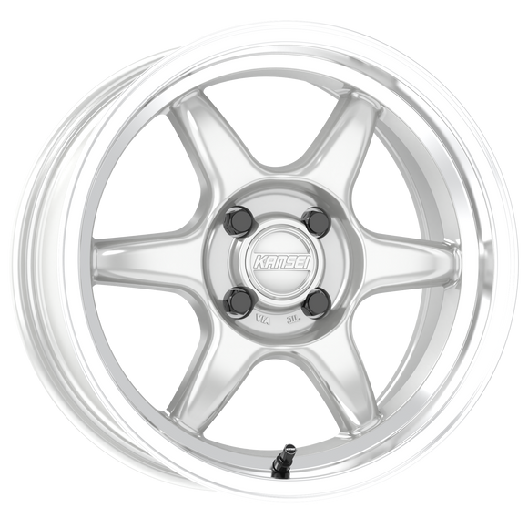 15x7 Kansei K11H Tandem Hyper Silver 4x114.3 ET25 CB73.1 Wheel