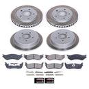 PowerStop Semi-Coated Rotor and Low-Dust Ceramic Brake Pad Kit