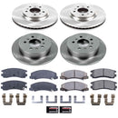 PowerStop OE Stock Replacement Low-Dust Ceramic Brake Pad and Rotor Kit