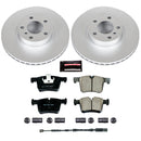 PowerStop Genuine Geomet Coated Rotor and Carbon-Fiber Ceramic Brake Pad Kit