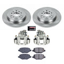 PowerStop OE Stock Replacement Low-Dust Ceramic Brake Pad, Rotor and Caliper Kit