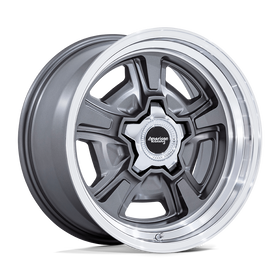 18X8 American Racing Vintage VN517 Marauder Anthracite 5x139.7 ET0 Wheel Rim