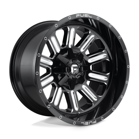 17x9 Fuel Off-Road D620 Hardline Gloss Black Milled 6x135 ET-12 CB106.1 Wheel