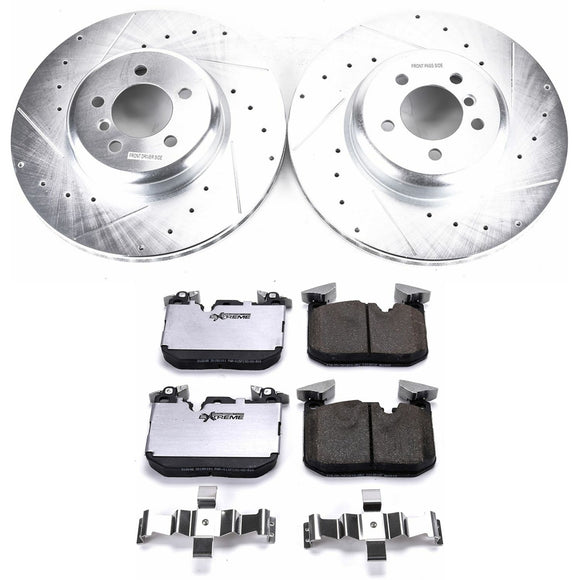 PowerStop Z26 Street Performance Ceramic Brake Pad and Drilled & Slotted Rotor K