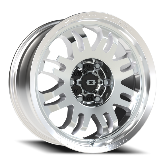 18x8.5 Vision 409 Inferno Milled Machine Face 6x139.7 6x5.5 ET0 Wheel Rim