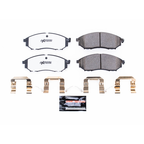 PowerStop Z26 Street Performance Carbon-Fiber Ceramic Brake Pads With Hardware