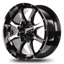 20x9 Mudder Trucker MT513 Breakover Black Machined 8x180 ET18 Wheel Rim-5