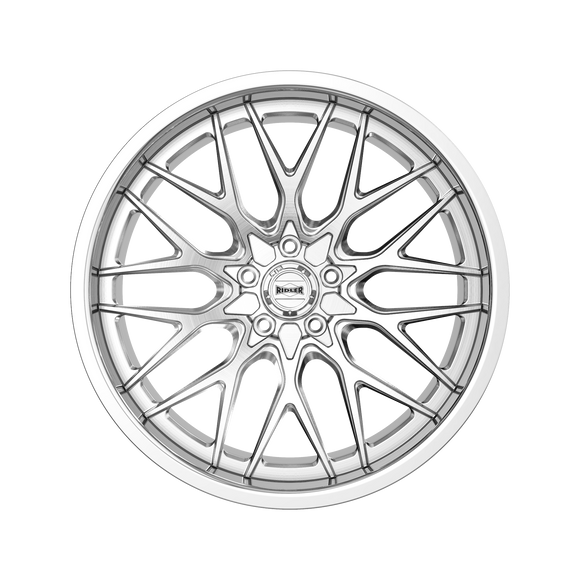 22x10.5 Ridler 681 Brushed With Polished Lip 5x127 ET10 CB83.82 Wheel Rim