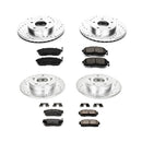 PowerStop Z23 Daily Driver Carbon-Fiber Ceramic Brake Pad and Drilled & Slotted