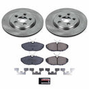 PowerStop OE Stock Replacement Low-Dust Ceramic Brake Pad and Rotor Kit