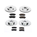 PowerStop Z23 Daily Driver Carbon-Fiber Ceramic Brake Pad and Drilled & Slotted