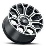 18x9 G-FX TR-19 Gloss Black Machined Face 8x165.1 ET12 wheel/rim